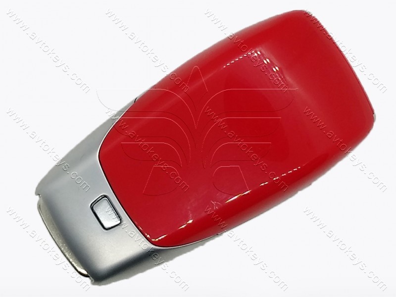 Корпус смарт ключа Mercedes W213, W205, W222, 3 кнопки, червоний, OEM