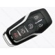 Корпус смарт ключа Ford Fusion, Explorer, Edge, F-150, 4+1 кнопки, лого