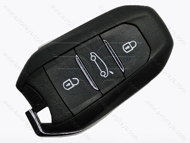 Корпус смарт ключа Peugeot 301, 308, 508, 3 кнопки