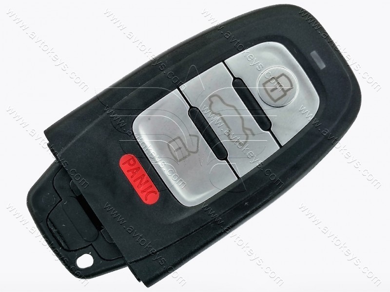 Корпус смарт ключа Ауді A4, A5, A6, A7, A8, Q5, 3+1 кнопки