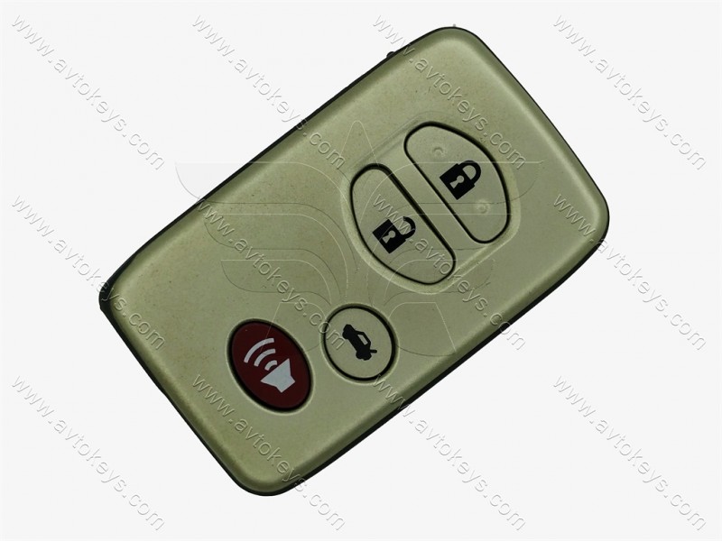 Корпус смарт ключа Toyota Avalon, Camry, Highlander, Land Cruiser, 3+1 кнопки