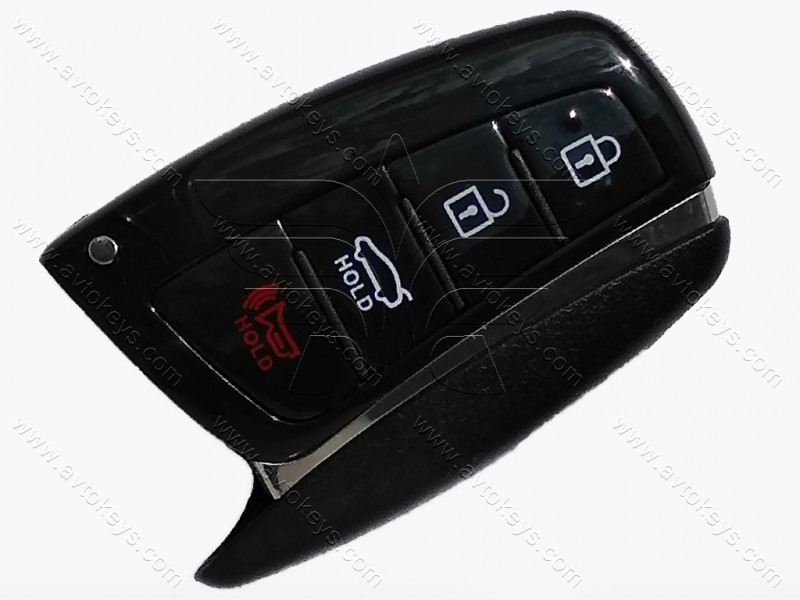 Корпус смарт ключа Hyundai Santa Fe, Azera, 3+1 кнопки