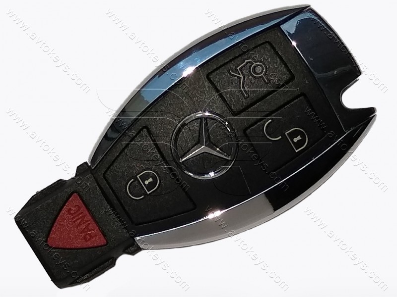 Корпус смарт-ключа Mercedes all models, 3+1 кнопки