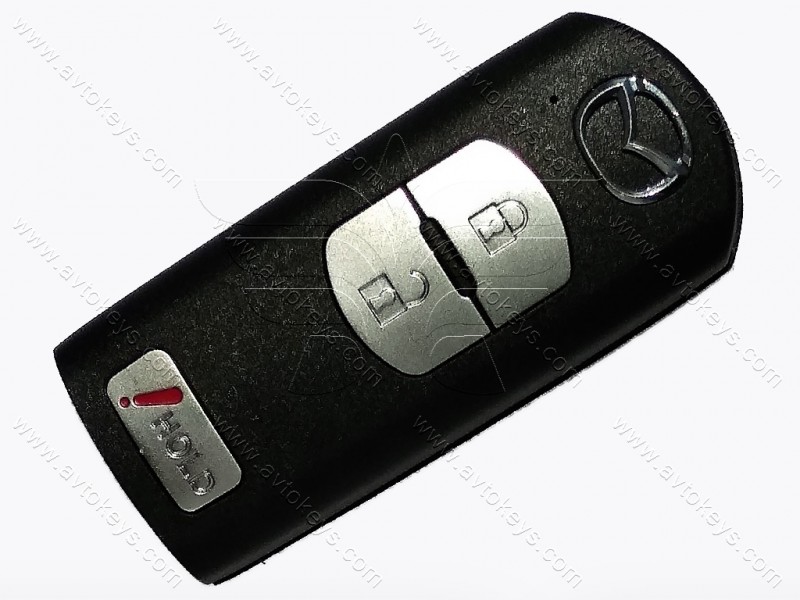 Корпус смарт ключа Mazda 2+1 кнопки, тип 2