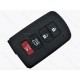Корпус смарт ключа Toyota RAV4, Highlander, 3+1 кнопки