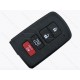Корпус смарт ключа Toyota RAV4, Highlander, 3+1 кнопки, OEM
