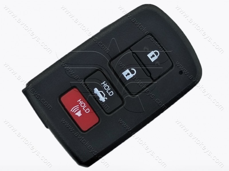 Корпус смарт ключа Toyota Avalon, Camry, Corolla, 3+1 кнопки, OEM