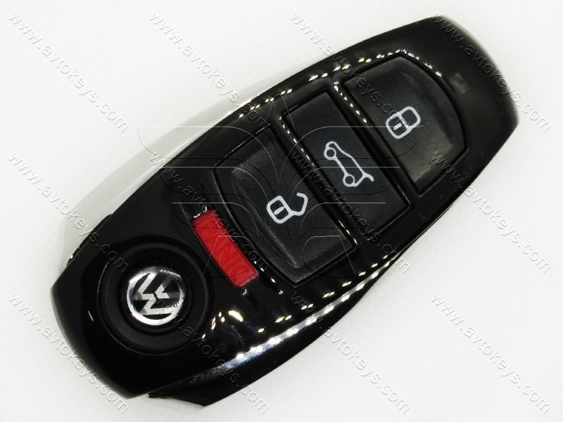 Корпус смарт ключа Volkswagen Touareg, 3+1 кнопки