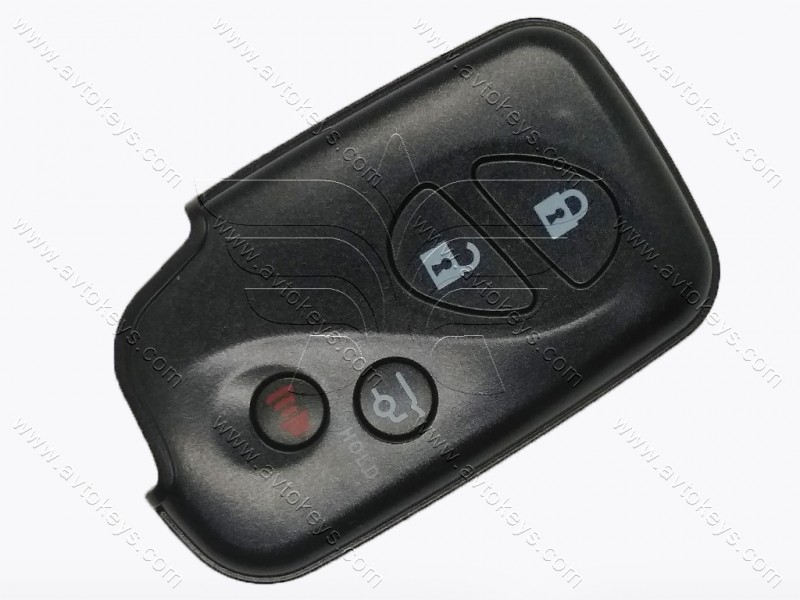 Корпус смарт ключа Lexus RX350, GX460, кнопки 3+1