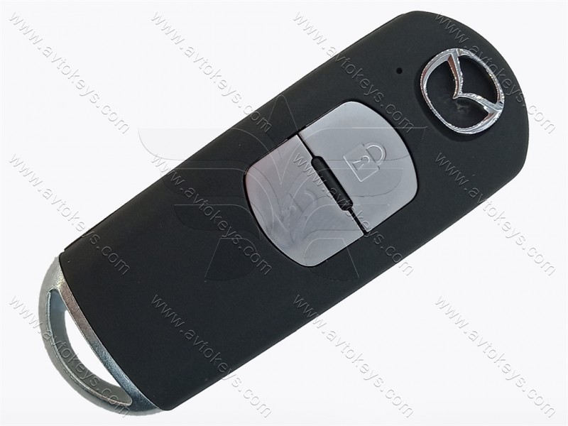 Корпус смарт ключ Mazda 2 кнопки, тип 1