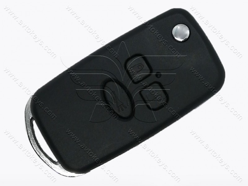Корпус викидного ключа BYD F3, 2+1 кнопки, лезо D-084 (праве), з лого, під переробку