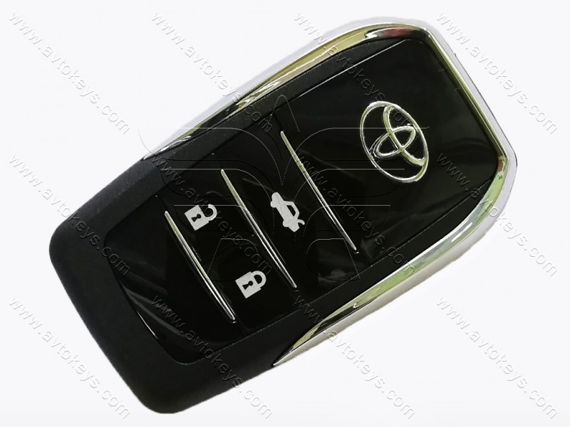 Корпус викидного ключа Toyota Camry, Corolla, Avalon, Land Cruiser Prado, 3 кнопки, лезо TOY43, під переробку