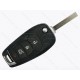 Корпус викидного ключа Chevrolet Cruze 16-19, кнопки 3+1, лезо HU100
