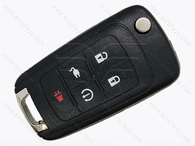 Корпус викидного ключа Chevrolet Volt 11-15, кнопки 4+1, лезо HU100, без лого