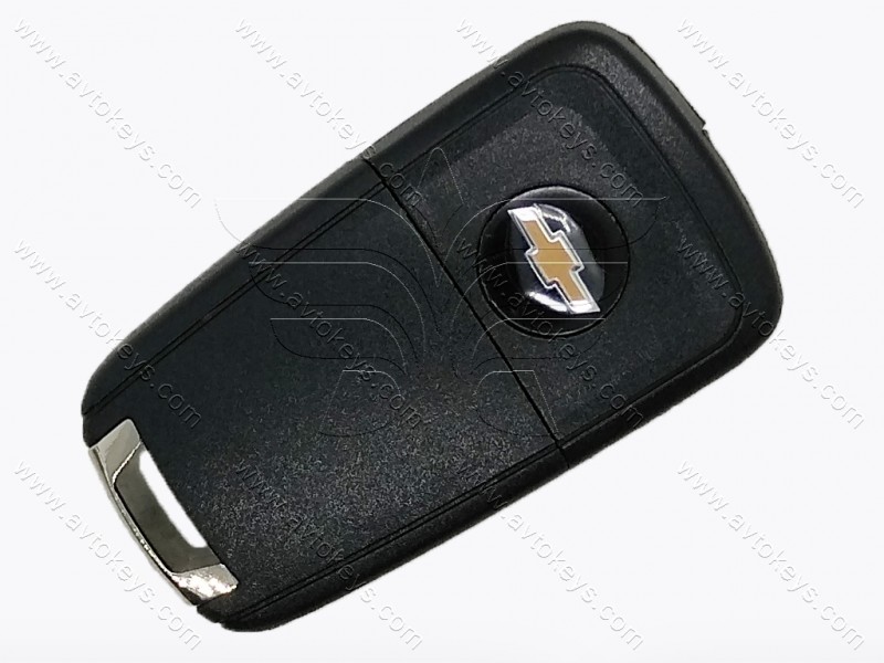 Корпус викидного ключа Chevrolet Impala, Spark, Sonic, кнопки 2+1, лезо HU100