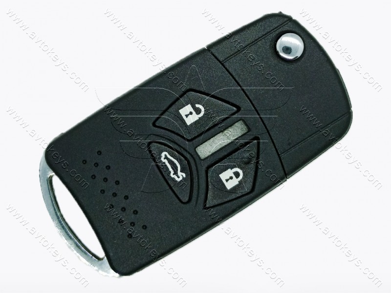 Корпус викидного ключа Mitsubish Eclipse, Galant, 3 кнопки, лезо MIT-11R, під переробку