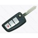 Корпус викидного ключа Nissan Rouge, кнопки 2+1, лезо NSN14