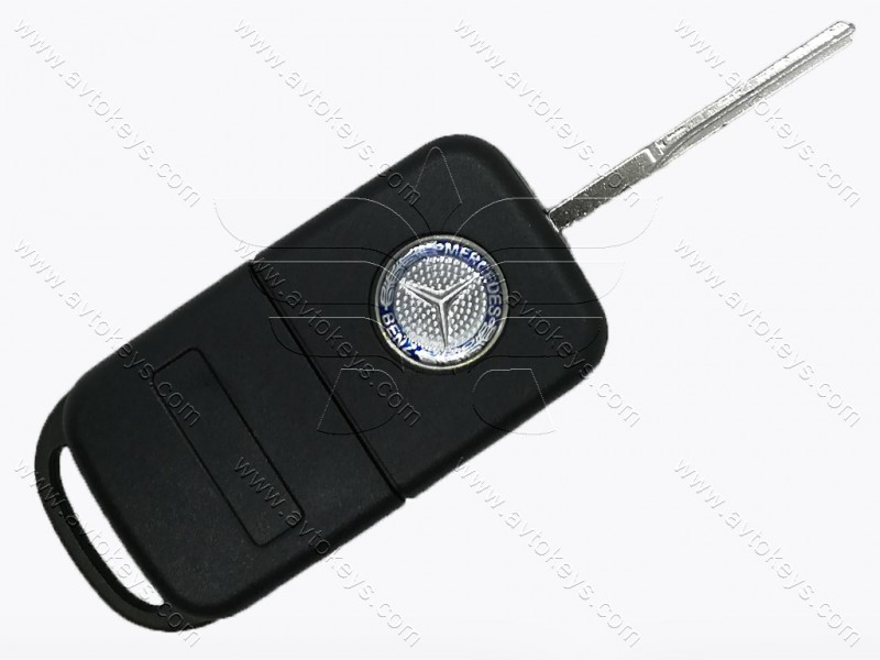 Корпус викидного ключа Mercedes A-class, B-class та інші, 2 кнопки, HU64, з ІЧ портом