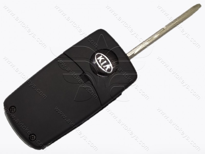 Корпус викидного ключа Hyundai/Kia, 2 кнопки, лезо HYN6, під переробку, без місця під батарейку, тип 5