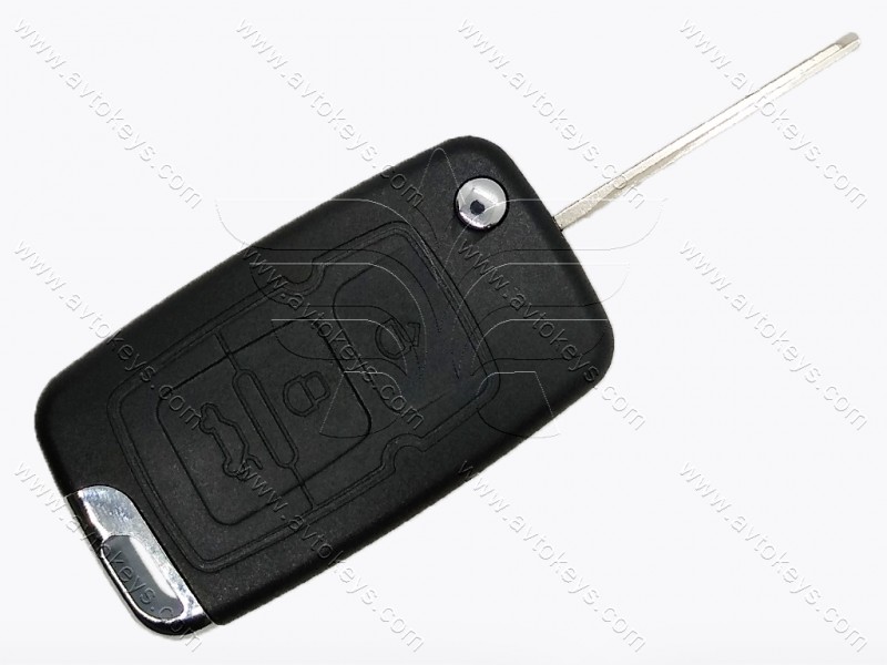 Корпус викидного ключа Geely Emgrand EC7 та інші, 3 кнопки, лого
