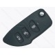 Корпус викидного ключа Hyundai/Kia, 3 кнопки, лезо HYN14R, під переробку, без місця під батарейку, тип 4