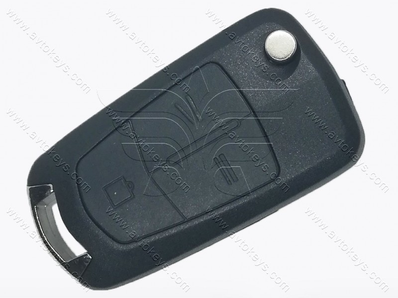 Корпус викидного ключа Opel Astra, Vectra та інші, 3 кнопки, лезо HU43
