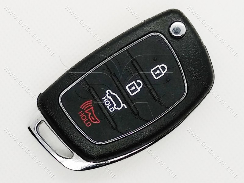Корпус викидного ключа Hyundai 3+1 кнопки, лезо HYN14R