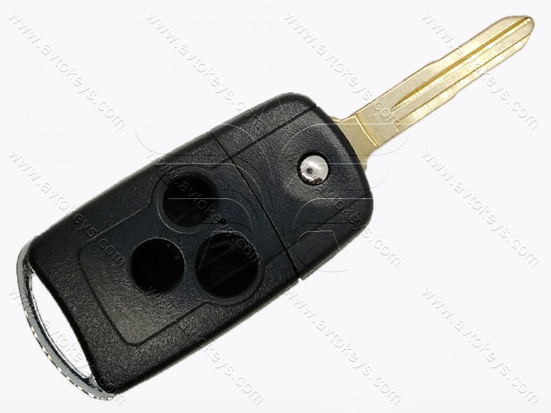 Корпус викидного ключа Acura TL, TSX, 3 кнопки, лезо HON58R