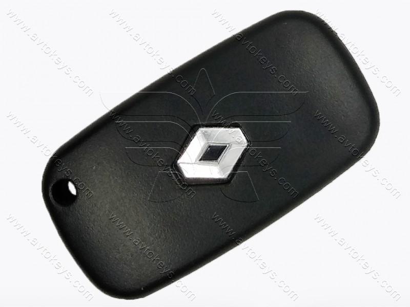 Корпус викидного ключа Renault Clio 4, Twingo, 2 кнопки, лезо VA2, лого