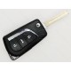 Корпус викидного ключа Toyota, 3 кнопки, з місцем під батарейку 2016, лезо TOY48