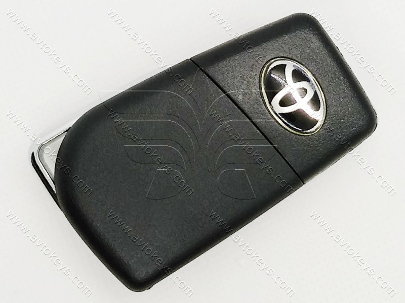 Корпус викидного ключа Toyota, 3 кнопки, з місцем під батарейку 2016, лезо TOY48