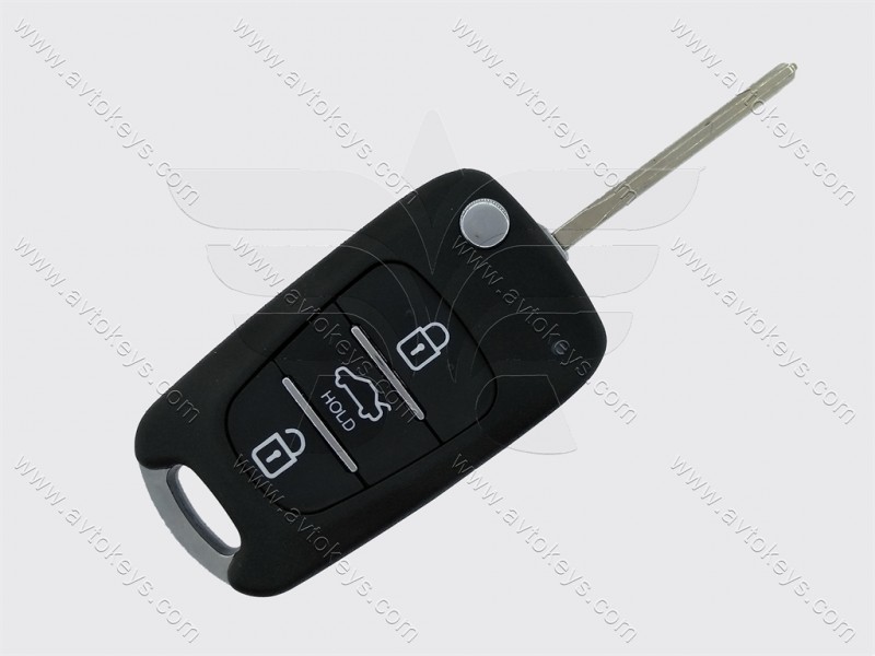 Корпус викидного ключа Hyundai/Kia, 3 кнопки, лезо TOY48
