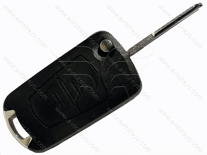 Корпус викидного ключа Opel 2 кнопки, лезо HU46, під переробку