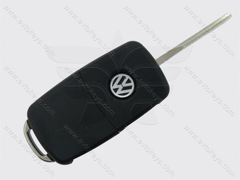 Корпус викидного ключа Volkswagen, Skoda, Seat, 3 кнопки, лезо HU66, з 2011 року