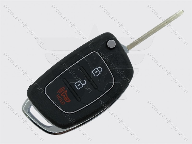 Корпус викидного ключа Hyundai 2+1 кнопки, лезо TOY49