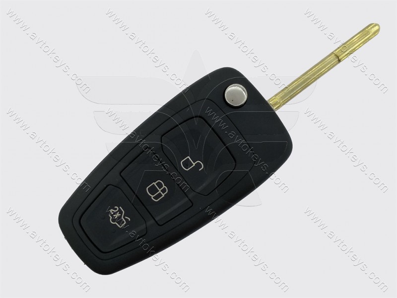 Корпус викидного ключа Ford Mondeo 3 кнопки, лезо FO-21