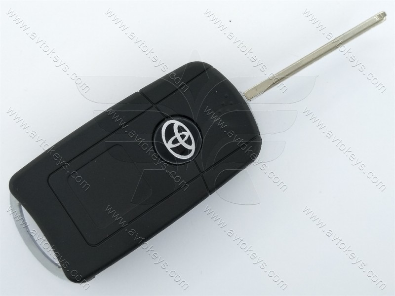 Корпус викидного ключа Toyota 2 кнопки, лезо TOY43, під переробку