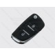 Корпус викидного ключа Citroen/Peugeot, 2 кнопки, з місцем під батарейку, лезо VA2