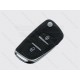 Корпус викидного ключа Citroen/Peugeot, 2 кнопки, з місцем під батарейку, лезо HU83