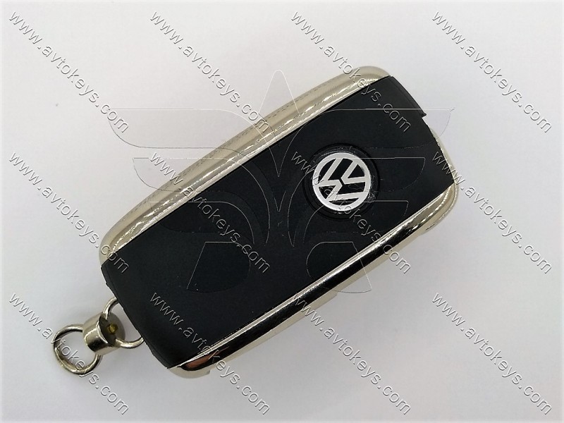 Корпус викидного ключа Volkswagen, Skoda, Seat, 3 кнопки, лезо HU66, під переробку