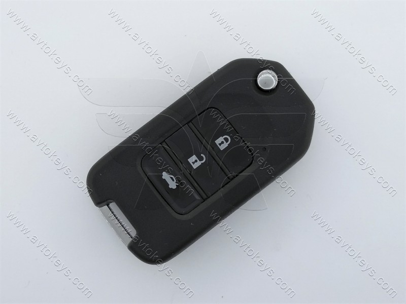 Корпус викидного ключа Honda Accord, Civic, CR-V та інші, 3 кнопки, лезо HON66, тип 1