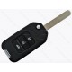 Корпус викидного ключа Honda Accord, Civic, CR-V та інші, 3 кнопки, лезо HON66, тип 2