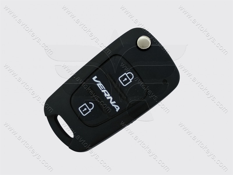 Корпус викидного ключа Hyundai Verna 3 кнопки, лезо TOY49