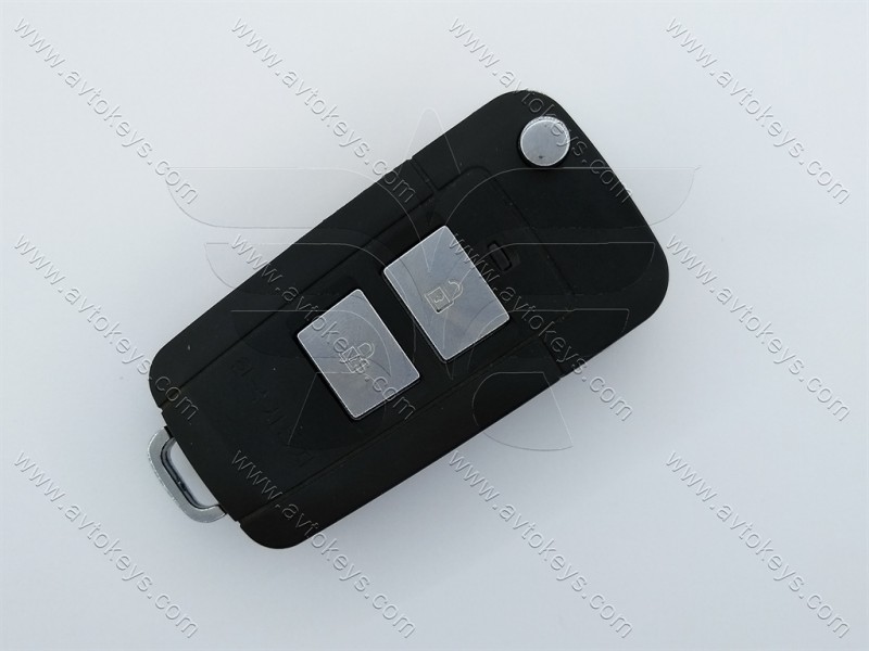 Корпус викидного ключа Hyundai/Kia, кнопки 2+1, лезо HYN6, під переробку, без місця під батарейку, тип 1