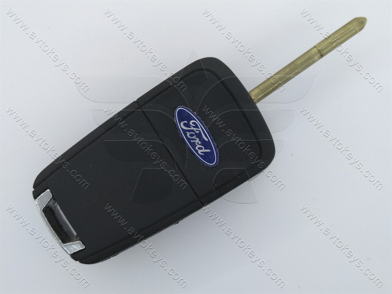 Корпус викидного ключа Ford Focus та інші, 3 кнопки, лезо FO21, під переробку