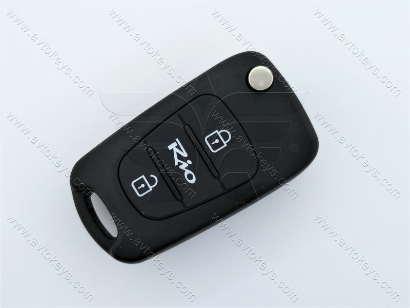 Корпус викидного ключа Kia Rio, 3 кнопки, лезо TOY48