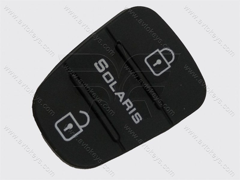 Hyundai Solaris кнопки (гумові) для викидного ключа, 3 кнопки