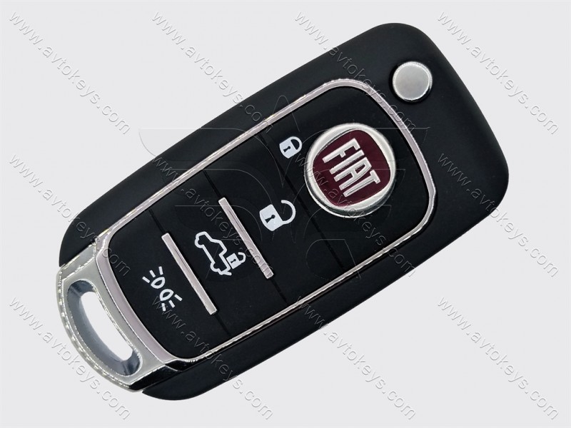 Корпус викидного ключа Fiat 500X, Tipo, 4 кнопки, лезо SIP22, тип 2