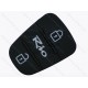 Kia Rio кнопки (гумові) для викидного ключа, 3 кнопки