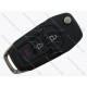 Корпус викидного ключа Ford F150, F250, F350, F450, F550 та інші, 2+1 кнопки, лезо HU101